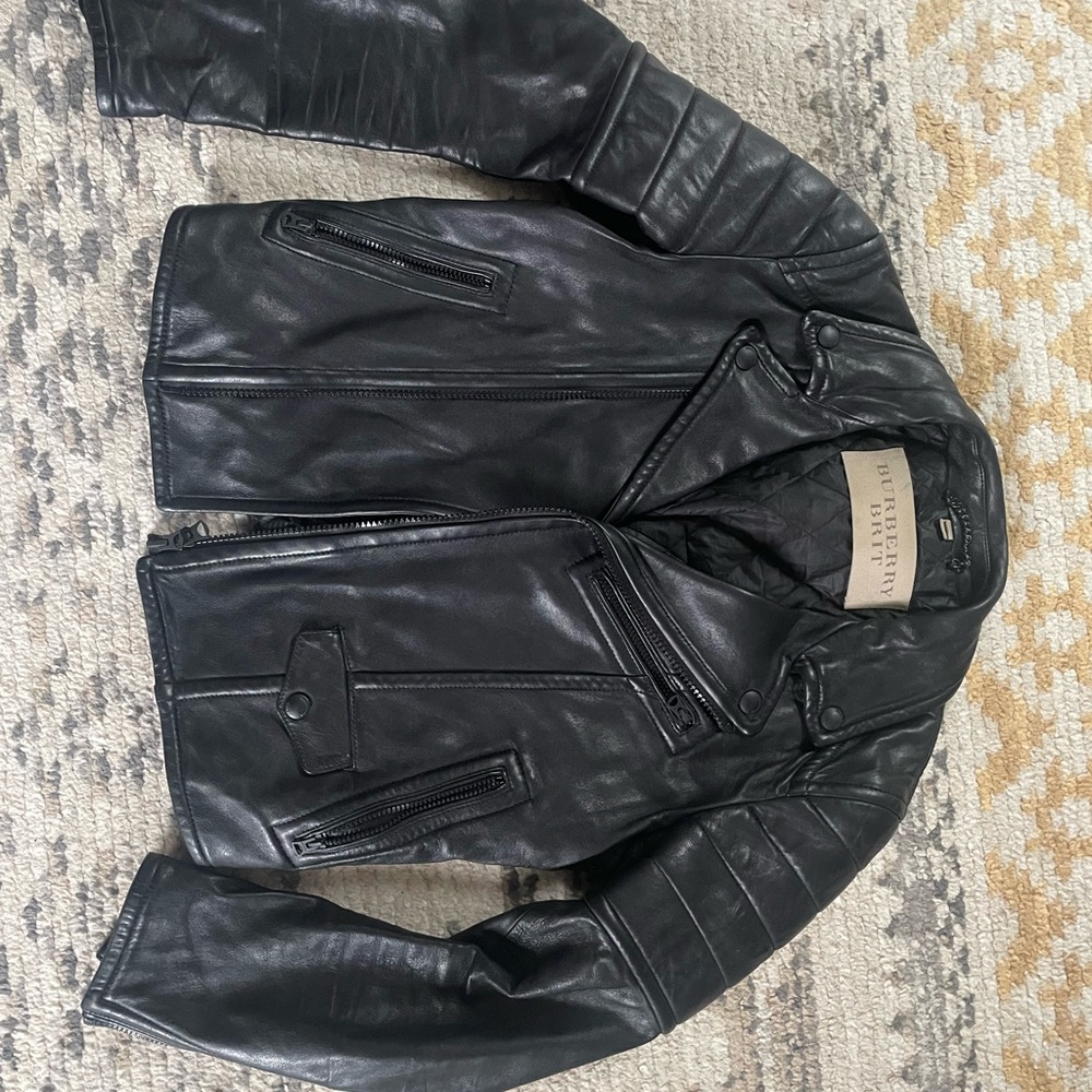 Burberry Brit Black Leather Jacket